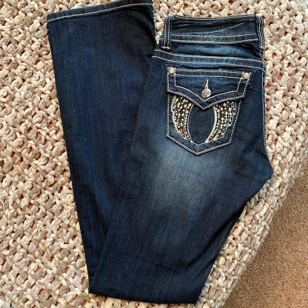 ‘Miss Me’ Women’s Jeans Long, Sparkle Pocket